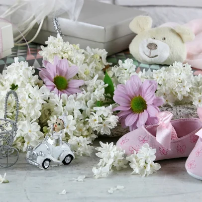 fleuriste baptême à Montfort l'Amaury près de Versailles dans les Yvelines 78